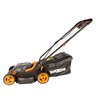 Газонокосилка аккумуляторная WORX WG779E 34см, 40V, 2,5Ач х2, ЗУ