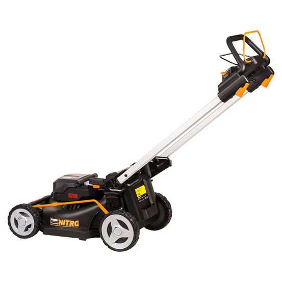 Газонокосилка аккумуляторная WORX WG749E 46см, 40V, 4Ач х2, ЗУ самоходная