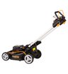 Газонокосилка аккумуляторная WORX WG749E 46см, 40V, 4Ач х2, ЗУ самоходная