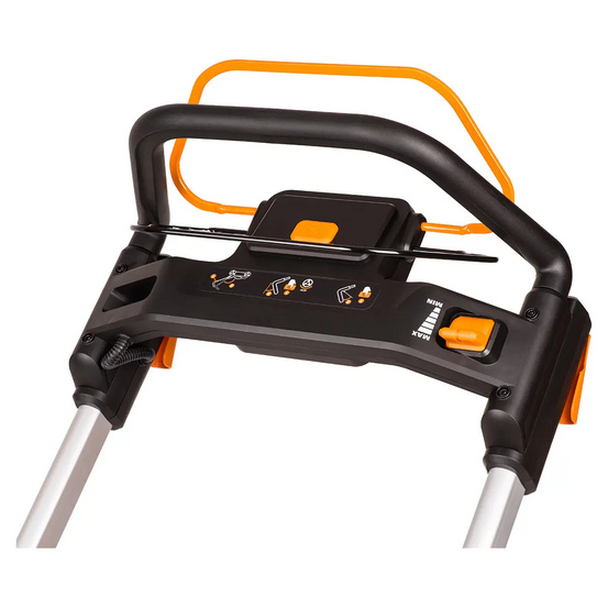 Газонокосилка аккумуляторная WORX WG749E 46см, 40V, 4Ач х2, ЗУ самоходная