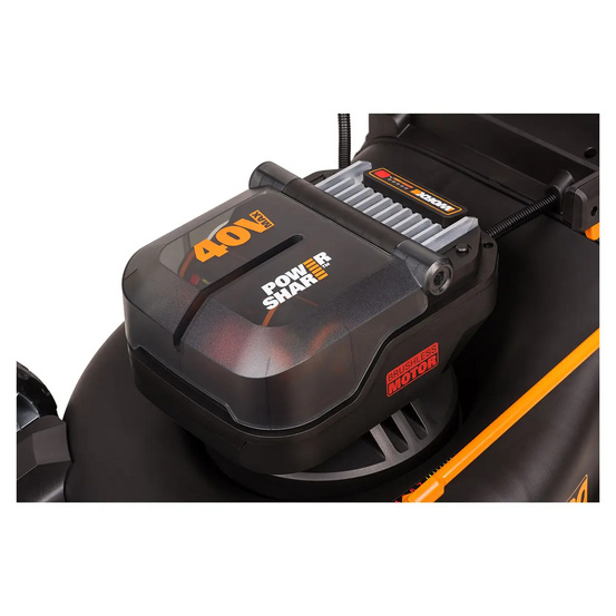 Газонокосилка аккумуляторная WORX WG749E 46см, 40V, 4Ач х2, ЗУ самоходная