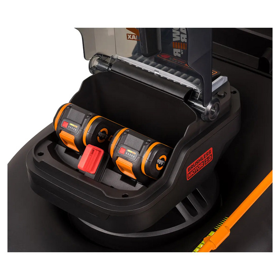 Газонокосилка аккумуляторная WORX WG748E 46 см, 40V, 4Ач х2, ЗУ