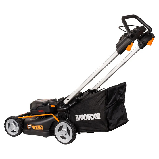 Газонокосилка аккумуляторная WORX WG748E 46 см, 40V, 4Ач х2, ЗУ
