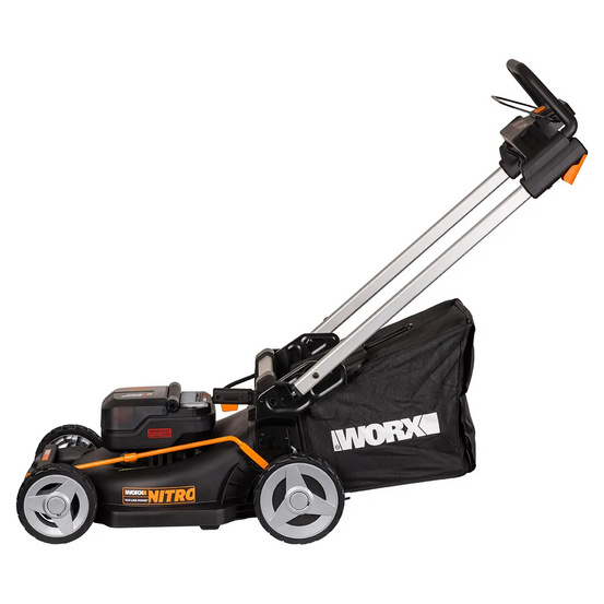 Газонокосилка аккумуляторная WORX WG748E 46 см, 40V, 4Ач х2, ЗУ
