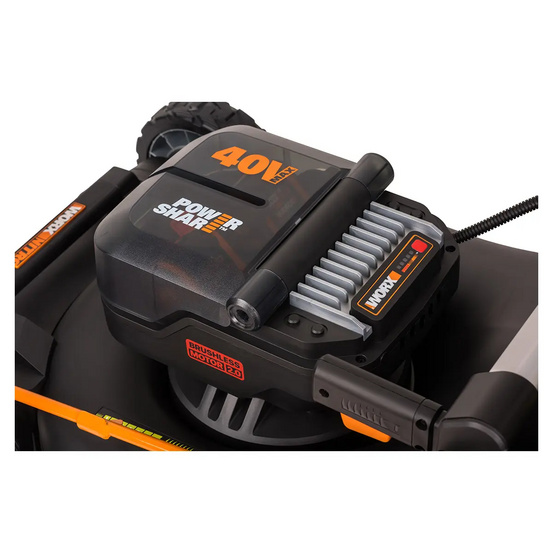 Газонокосилка аккумуляторная WORX WG748E 46 см, 40V, 4Ач х2, ЗУ