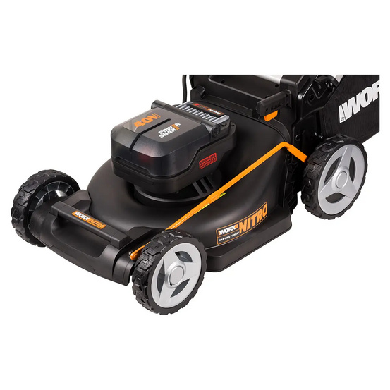 Газонокосилка аккумуляторная WORX WG748E 46 см, 40V, 4Ач х2, ЗУ