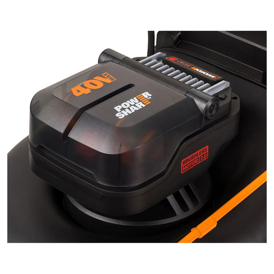 Газонокосилка аккумуляторная WORX WG748E 46 см, 40V, 4Ач х2, ЗУ