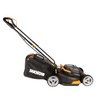 Газонокосилка аккумуляторная WORX WG743E 40см, 40V, 4Ач х2, ЗУ