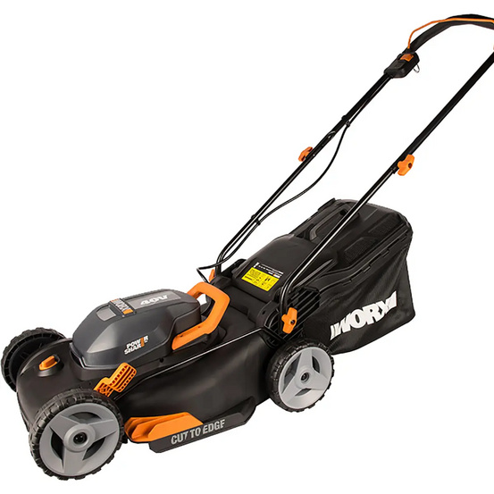 Газонокосилка аккумуляторная WORX WG743E 40см, 40V, 4Ач х2, ЗУ