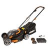 Газонокосилка аккумуляторная WORX WG743E 40см, 40V, 4Ач х2, ЗУ