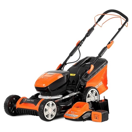 Аккумуляторная газонокосилка самоходная YARD FOX EL 4655 B SET 60V