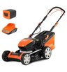 Аккумуляторная газонокосилка самоходная YARD FOX EL 4655 B SET 60V