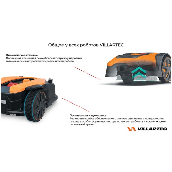 Робот газонокосилка Villartec MI2002