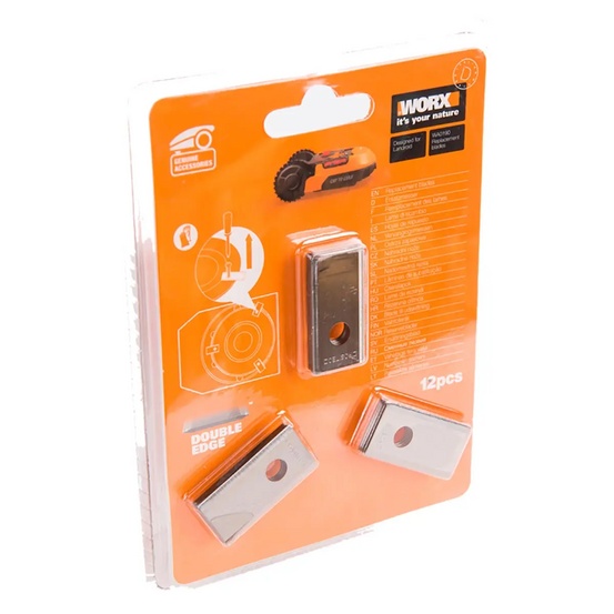 Ножи для роботизированной газонокосилки WORX Landroid (12 шт)