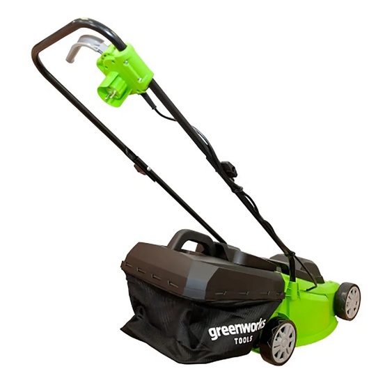 Электрическая газонокосилка Greenworks GLM1232
