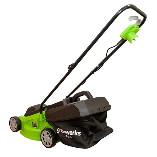 Электрическая газонокосилка Greenworks GLM1232