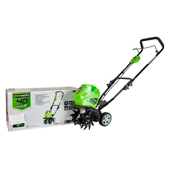 Культиватор аккумуляторный Greenworks G40TL 40V (20/25 см) без АКБ и ЗУ