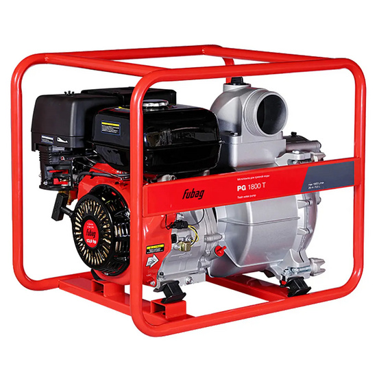 Бензиновая мотопомпа для сильнозагрязненной воды Fubag PG 1800 T