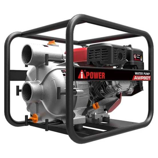 Бензиновая мотопомпа для грязной воды A-iPower AWP80T