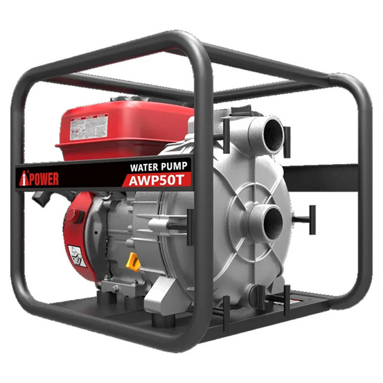 Бензиновая мотопомпа для грязной воды A-iPower AWP50T