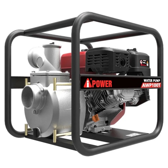 Бензиновая мотопомпа для грязной воды A-iPower AWP100T