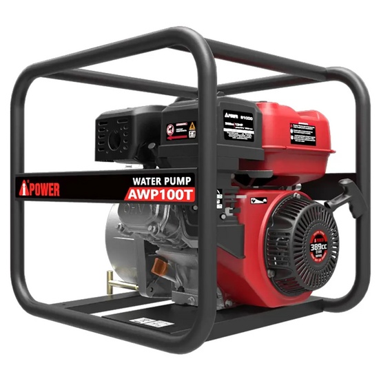 Бензиновая мотопомпа для грязной воды A-iPower AWP100T