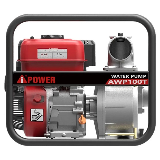 Бензиновая мотопомпа для грязной воды A-iPower AWP100T