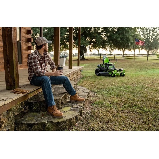 Райдер с нулевым радиусом разворота Greenworks GC82ZT107 82V (107 см) бесщеточный аккумуляторный с 6хАКБ 8 Ач + ЗУ GС82СР600