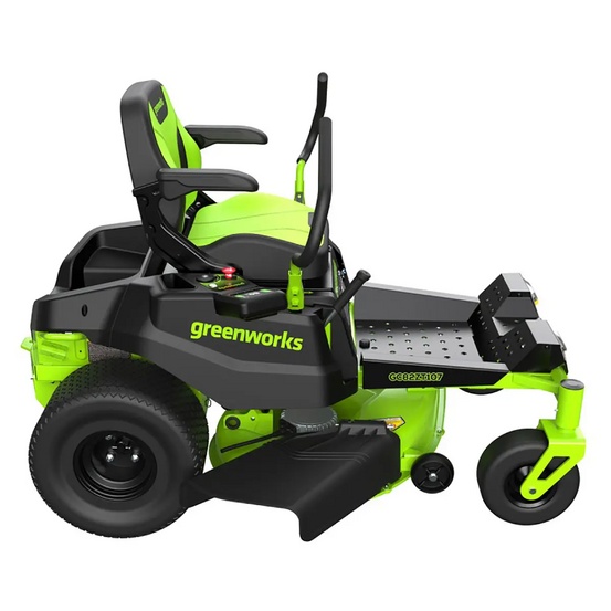 Райдер с нулевым радиусом разворота Greenworks GC82ZT107 82V (107 см) бесщеточный аккумуляторный с 6хАКБ 5 Ач + 3хЗУ G82C2