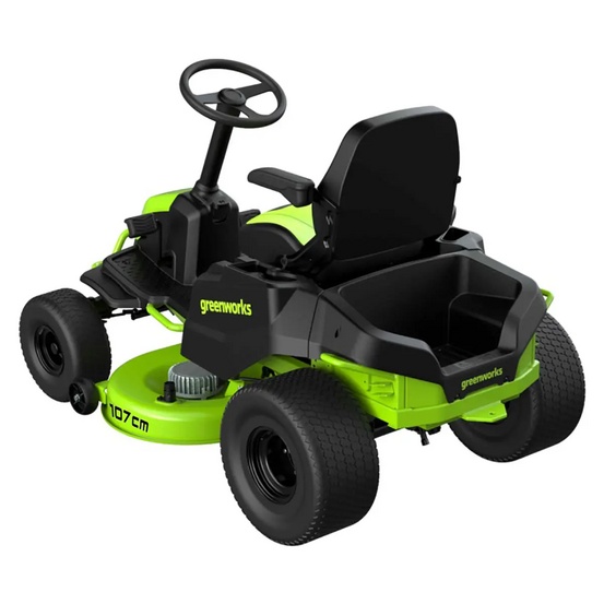 Трактор садовый Greenworks GC82LT107 82V (107 см) бесщеточный аккумуляторный с 6хАКБ 8 Ач + ЗУ G82CT6