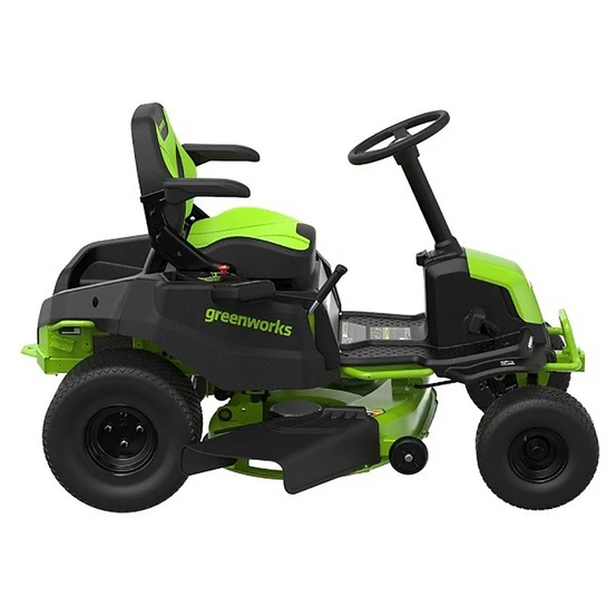 Трактор садовый Greenworks GC82LT107 82V (107 см) бесщеточный аккумуляторный с 6хАКБ 8 Ач + 3хЗУ G82C2