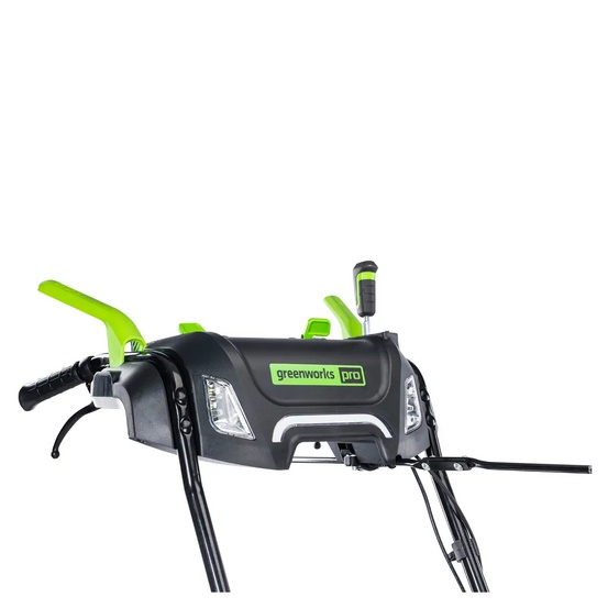 Снегоуборщик аккумуляторный самоходный Greenworks GD82ST56 бесщеточный, 82V с 3хАКБ 5 Ач + ЗУ 4А