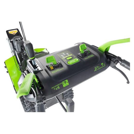 Снегоуборщик аккумуляторный самоходный Greenworks GD82ST56 бесщеточный, 82V с 3хАКБ 8 Ач + ЗУ 24А