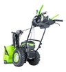 Снегоуборщик аккумуляторный самоходный Greenworks GD82ST56 бесщеточный, 82V с 3хАКБ 5 Ач + ЗУ 24А