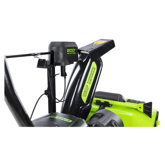 Снегоуборщик аккумуляторный самоходный Greenworks GD82ST56 бесщеточный, 82V с 3хАКБ 5 Ач + ЗУ 24А