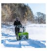 Снегоуборщик аккумуляторный самоходный Greenworks GD82ST56 бесщеточный, 82V с 3хАКБ 5 Ач + ЗУ 24А