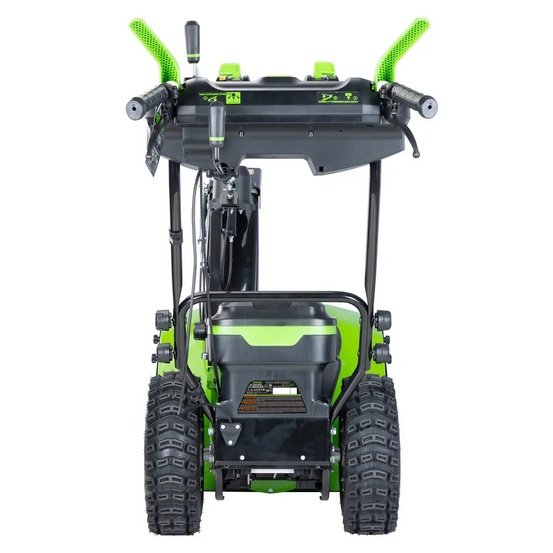 Снегоуборщик аккумуляторный самоходный Greenworks GD82ST56 бесщеточный, 82V с 3хАКБ 5 Ач + ЗУ 24А