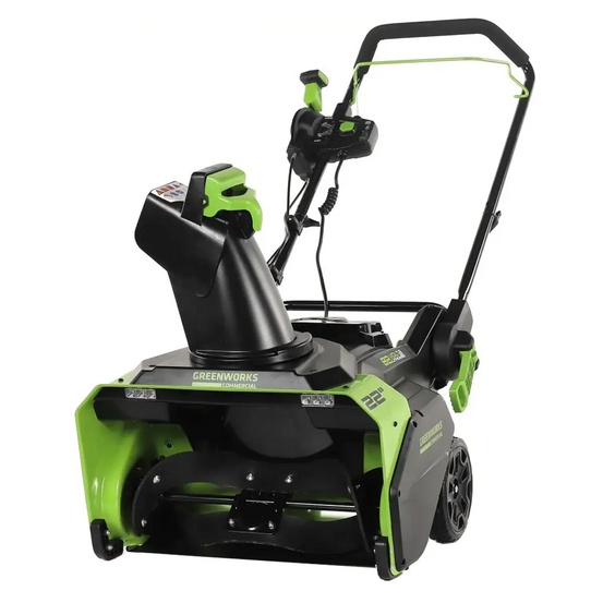 Снегоуборщик аккумуляторный Greenworks GD82ST бесщеточный, 82V без АКБ и ЗУ
