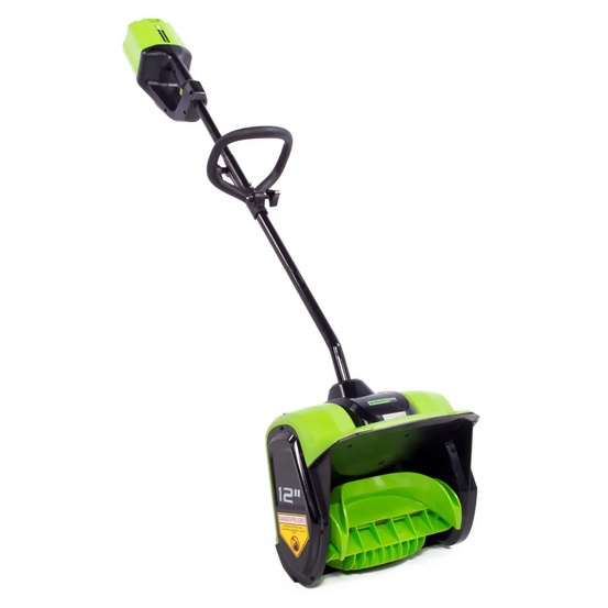 Снегоуборщик аккумуляторный ручной Greenworks GD60SS бесщеточный, 60V с АКБ 8 Ач + ЗУ 10А двойное