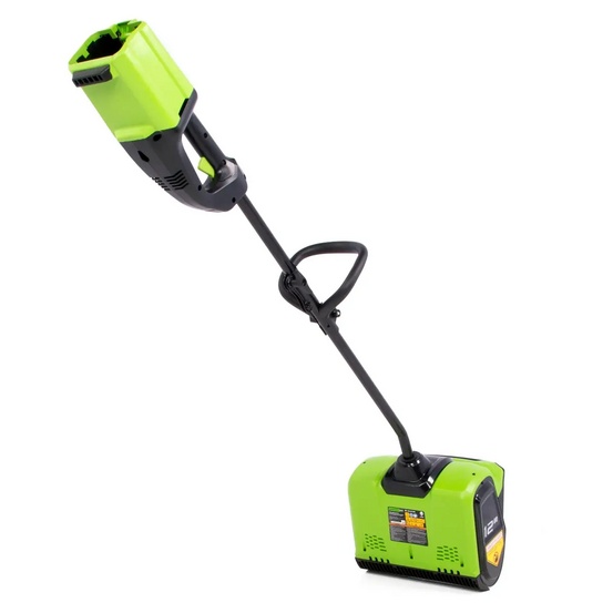 Снегоуборщик аккумуляторный ручной Greenworks GD60SS бесщеточный, 60V с АКБ 5 Ач + ЗУ 10А двойное
