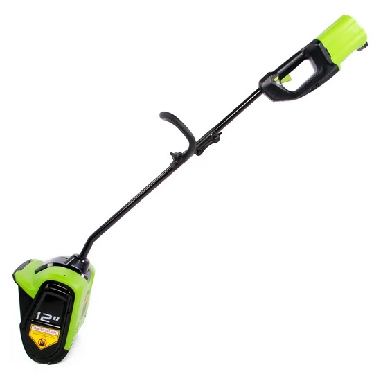 Снегоуборщик аккумуляторный ручной Greenworks GD60SS бесщеточный, 60V с АКБ 2 Ач + ЗУ 10А двойное