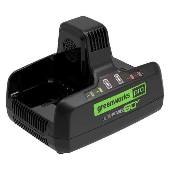 Снегоуборщик аккумуляторный ручной Greenworks GD60PST бесщеточный, 60V с 2хАКБ 8 Ач + ЗУ 10А двойное