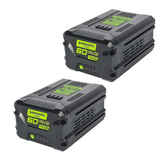 Снегоуборщик аккумуляторный ручной Greenworks GD60PST бесщеточный, 60V с 2хАКБ 4 Ач + ЗУ 2А