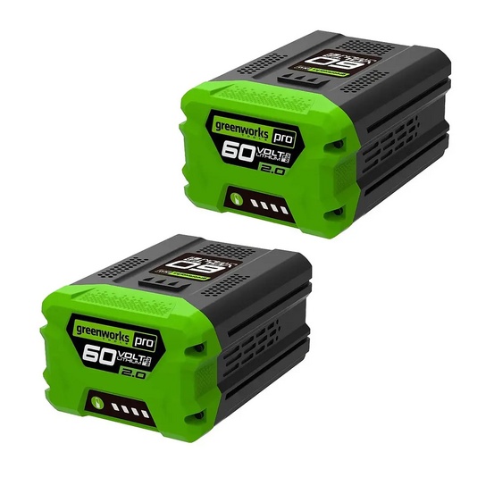 Снегоуборщик аккумуляторный ручной Greenworks GD60PST бесщеточный, 60V с 2хАКБ 2 Ач + ЗУ 2А