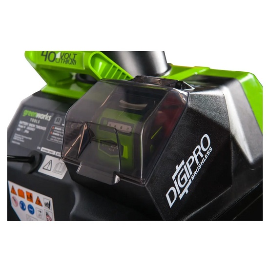 Снегоуборщик аккумуляторный Greenworks GD40ST бесщеточный, 40V с АКБ 8 Ач + ЗУ 2А