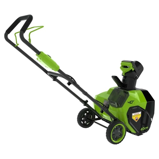 Снегоуборщик аккумуляторный Greenworks GD40ST40 щеточный, 40V без АКБ и ЗУ