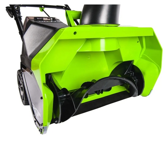 Снегоуборщик аккумуляторный Greenworks GD40ST (GD40SB) бесщеточный, 40V с АКБ 2 Ач USB + ЗУ 5А быстрое