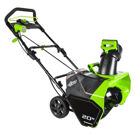 Снегоуборщик аккумуляторный Greenworks GD40ST бесщеточный, 40V с АКБ 8 Ач + ЗУ 5А быстрое