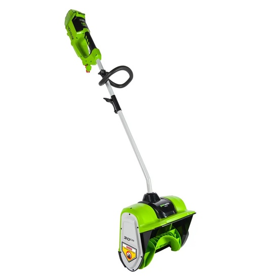 Снегоуборщик аккумуляторный ручной Greenworks GD40SSK4U бесщеточный, 40V с АКБ 4 Ач USB + ЗУ