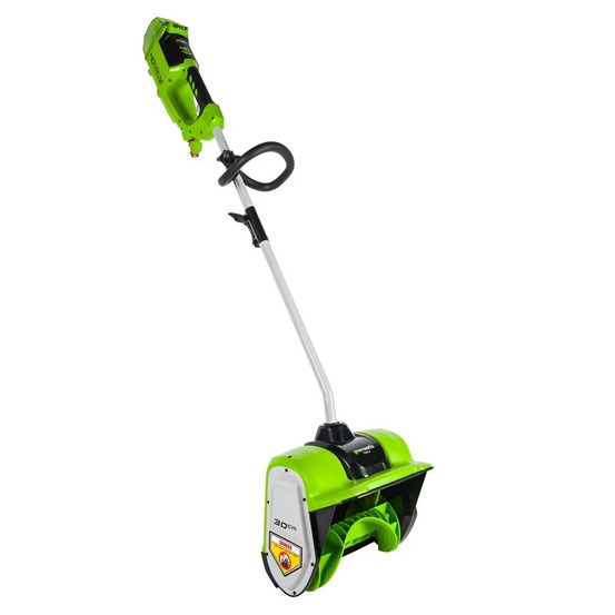 Снегоуборщик аккумуляторный ручной Greenworks GD40SS бесщеточный, 40V с АКБ 8 Ач без ЗУ